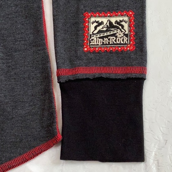 Alp-n-Rock SKI CANADA long sleeve Tee -Heather Black - Picture 6 of 14
